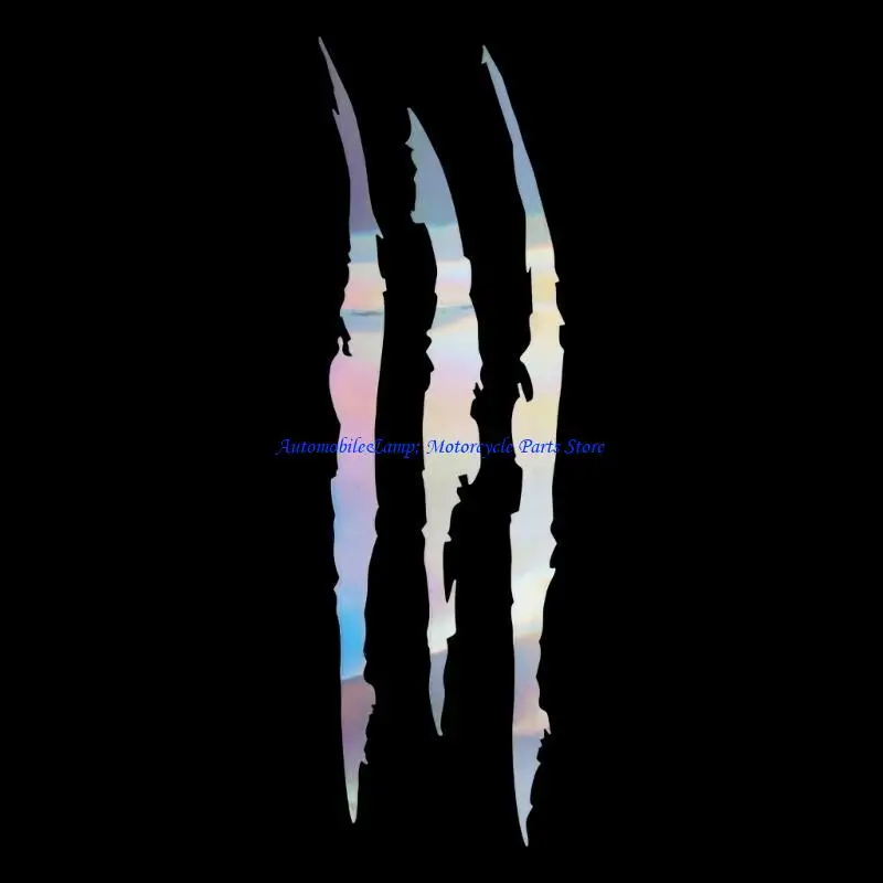 

H7BD Sticker Stripe Stripe Claw Marke Motorcycle Auto PVC наклейки на наклейки