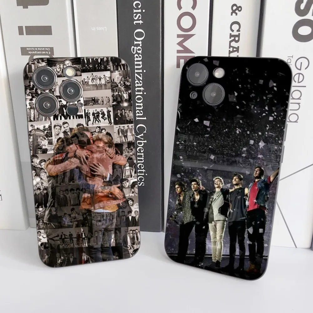 حافظة هاتف باند O-One Direction من السيليكون الناعم لهاتف آيفون 16 15 14 13 12 11 Plus Pro Max Plus #3