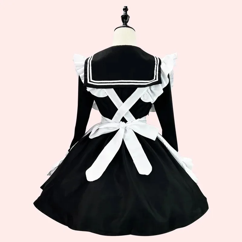 Uniforme de Anime JK, disfraces de Cosplay de marinero, vestido de sirvienta de talla grande, lencería de invierno de manga larga, trajes de espectáculo de animación Lolita para Halloween