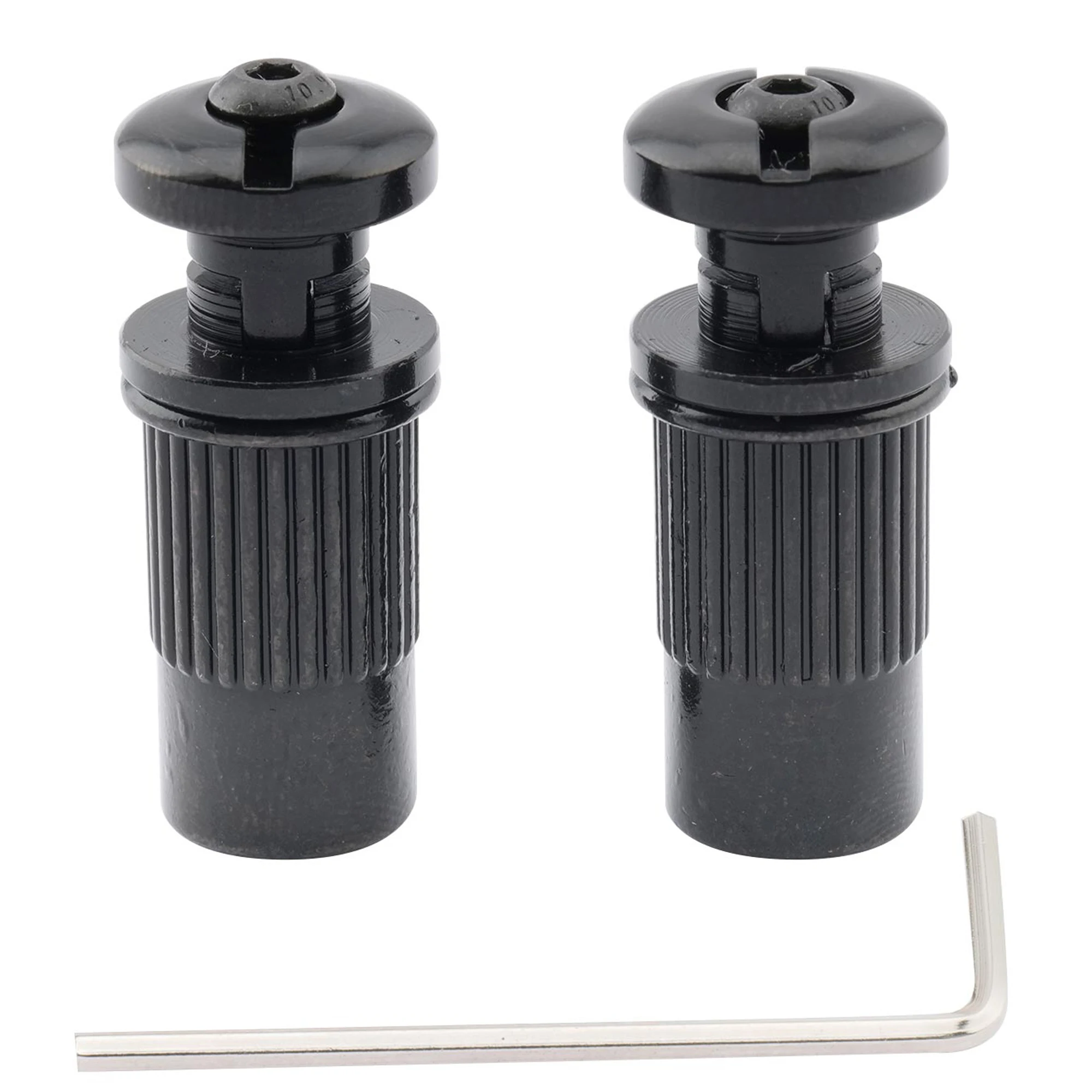 Musiclily Pro Parafuso prisioneiro e bucha de montagem separável métrica para Epiphone LP Guitarra Elétrica Ponte Parada Cordão (conjunto de 2)