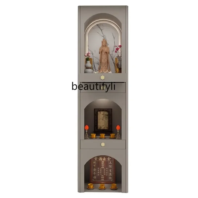 

Household Guanyin Bodhisattva worship cabinet Buddha table worship ancestor earth god cabinet