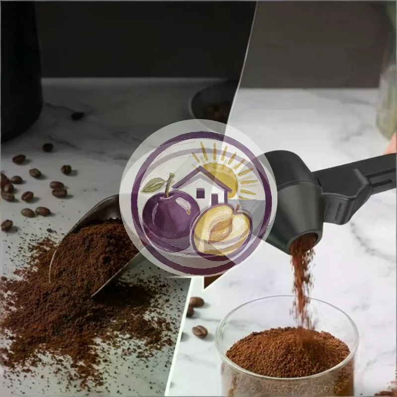 ŠNew No Spill Coffee Scoop Reusable Protein Powder Spoon Sliding Spoon Funnel For Milk&Supplements Kitchen Gadgets