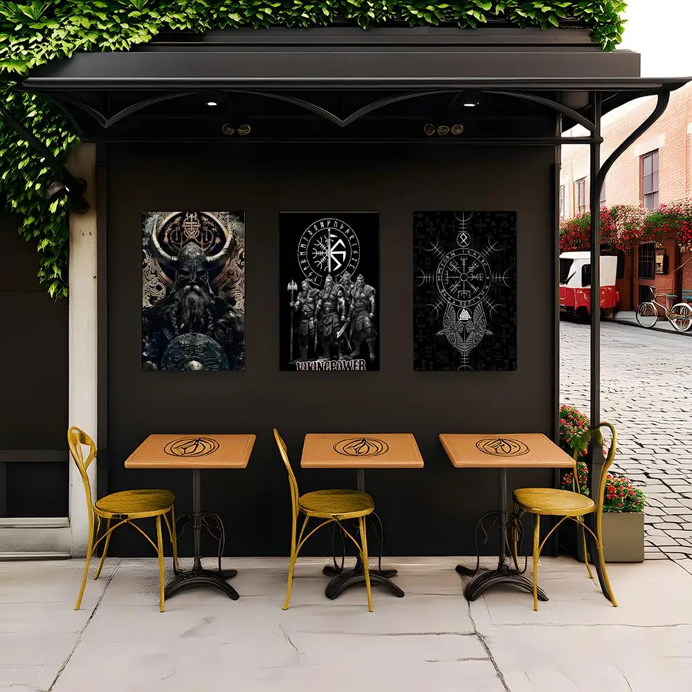 المسلسل التلفزيوني التاريخي الفايكنج-ملصق رائع حديث مقاوم للماء HD جدار الفن ملصق مائي ذاتي اللصق ديكور جمالي للمنزل #4