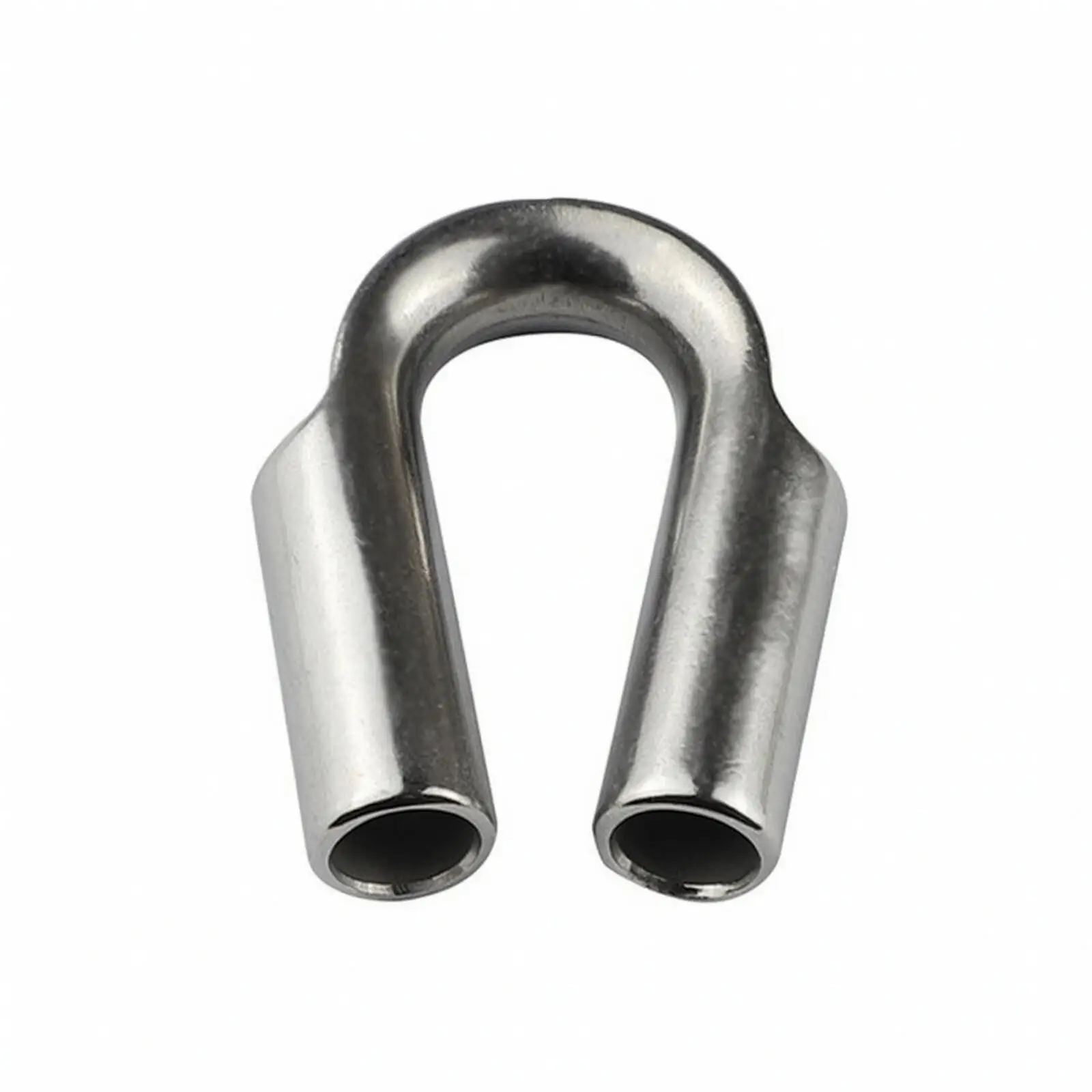 SUS304 Cable Thimble Protection Ring for Wire Rope Eye Loop Anti Wear Guard for Hanging Anchoring Setup