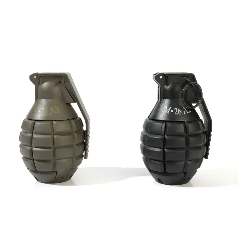 Tactical Hand Grenades Toy Plastic Spring Powered Impact Grenade Model for Airsoft Paintball CS Wargame