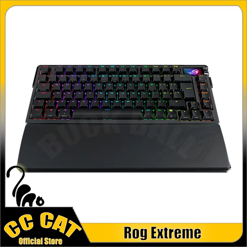 

Rog Extreme Mechanical Keyboard Wireless 8k Three-Mode Aluminium Alloy Keyboard Custom Touch Screen Keyboard For Pc Gamer Gifts