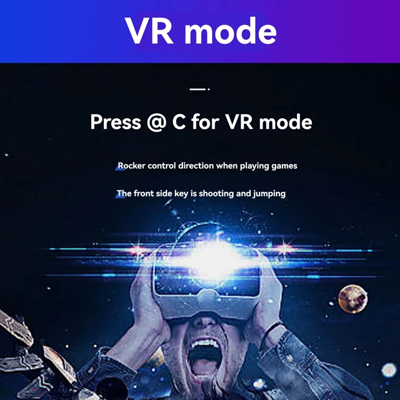 Bluetooth Wireless VR Remote Game Controller Joystick Gamepad Somatosensory Remote Control