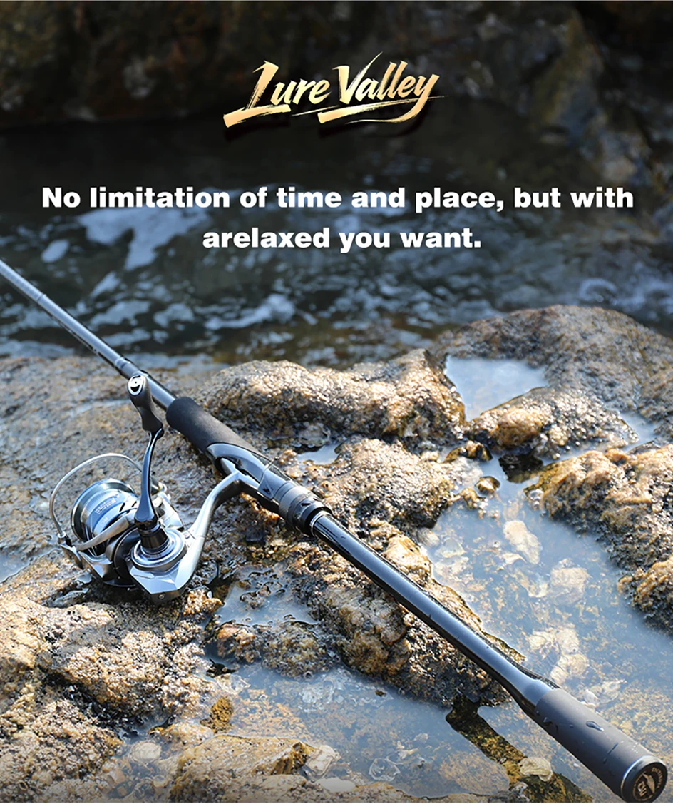 TSURINOYA LURE VALLEY 5-teilige Spinn- und Casting-Angelrute 1,98m 2,08m 2,28m 2,44m 2,7m FUJI A Guide Reise-Vielseitige Bassrute – Detail 6