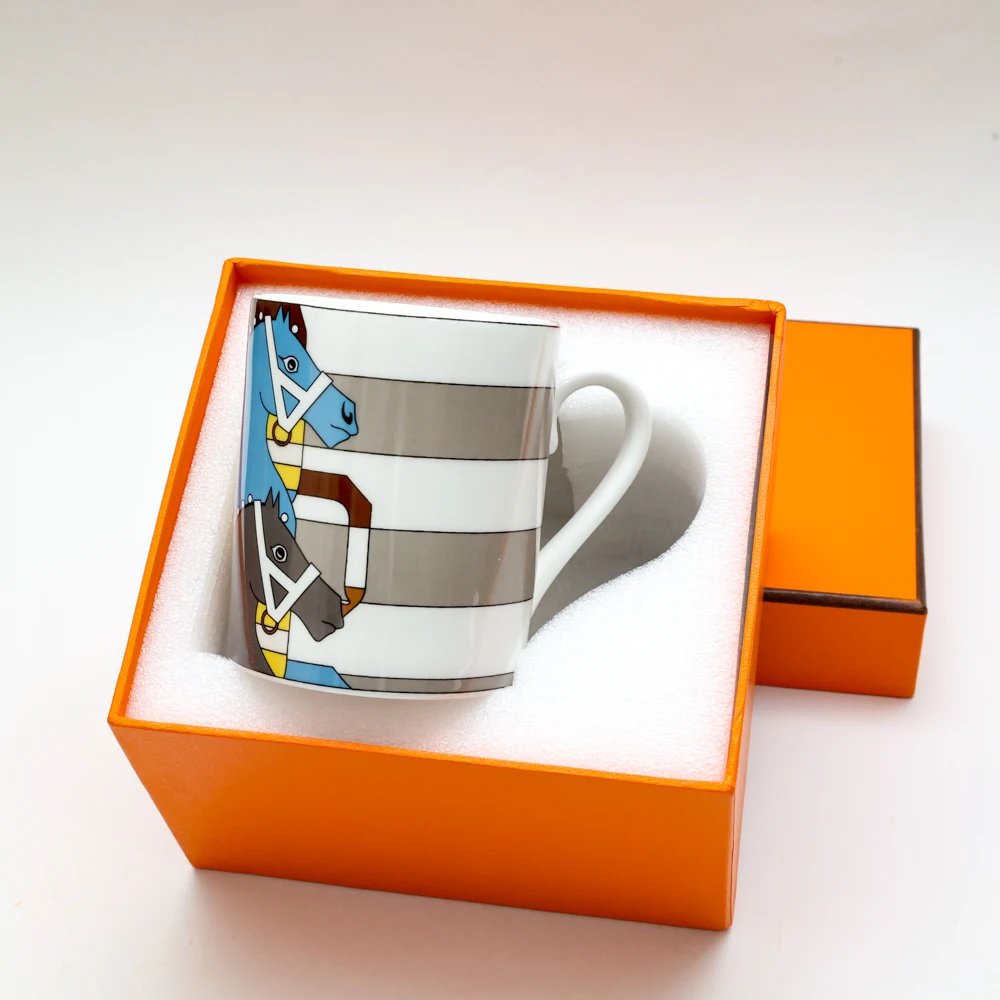 Ceramic Water Cup Milk Coffee Mugs 220ml  Packed In a Single Gift Box