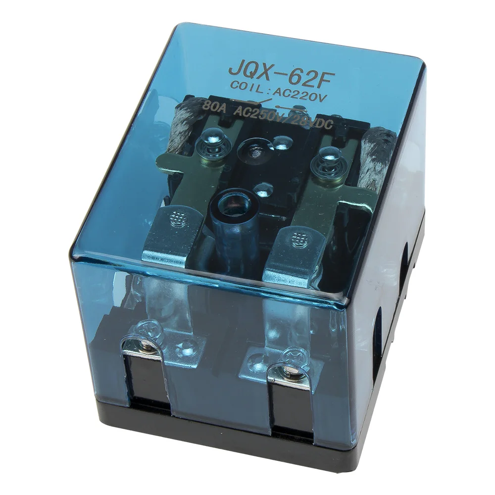 JQX-62F electromagnetic relay DPDT high power relay JQX-62F-2Z AC 220V DC 24V 12V