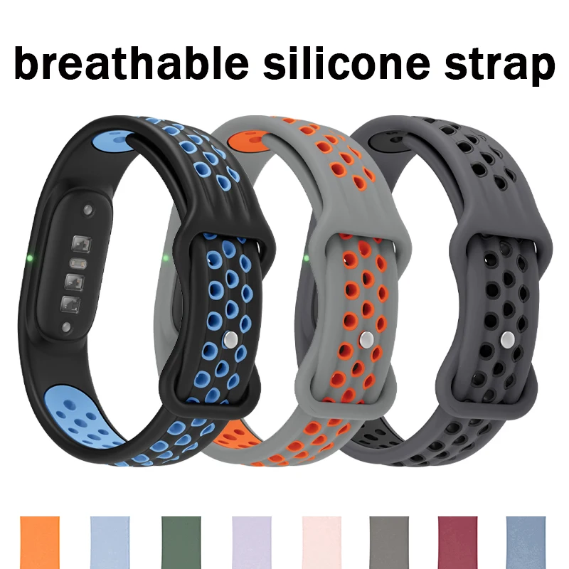 Pulsera para Google Fitbit Air, accesorios para la banda inteligente, correa deportiva de silicona transpirable, correas de repuesto para reloj, correas para Fitbit Air.