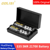 Original GOLISI S35 IMR 21700 Li-ion Battery 3750mah 3.7V CDR 30A MAX 40A High Drain Rechargeable Battery For Flashlight Toy DVD