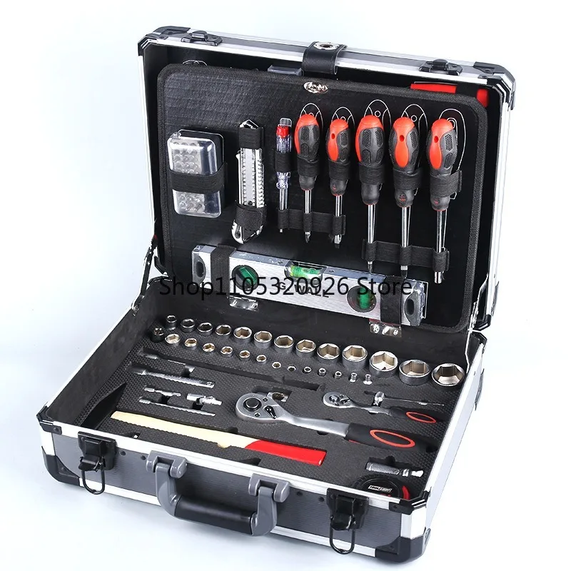 Car Home Toolbox Home Multifunctional Auto Repair Sleeve Wrench Set Home Carbon Steel Repair Hardware Tools