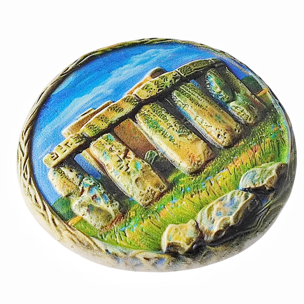 ثلاثية الأبعاد Stonehenge المملكة المتحدة مغناطيس الثلاجة هدية تذكارية الراتنج الثلاجة المغناطيسي ملصق جمع ديكور المنزل #6