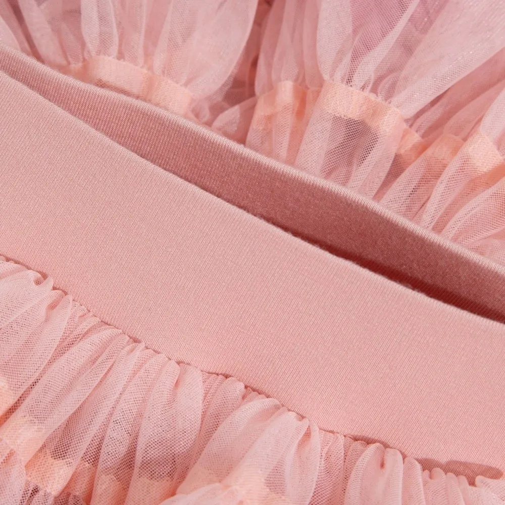 Fluffy Layers Girls Tutu Skirt Elastic Waist Lightweight Princess Skirt High Volume Soft Tulle Lolita Skirt Dress Up