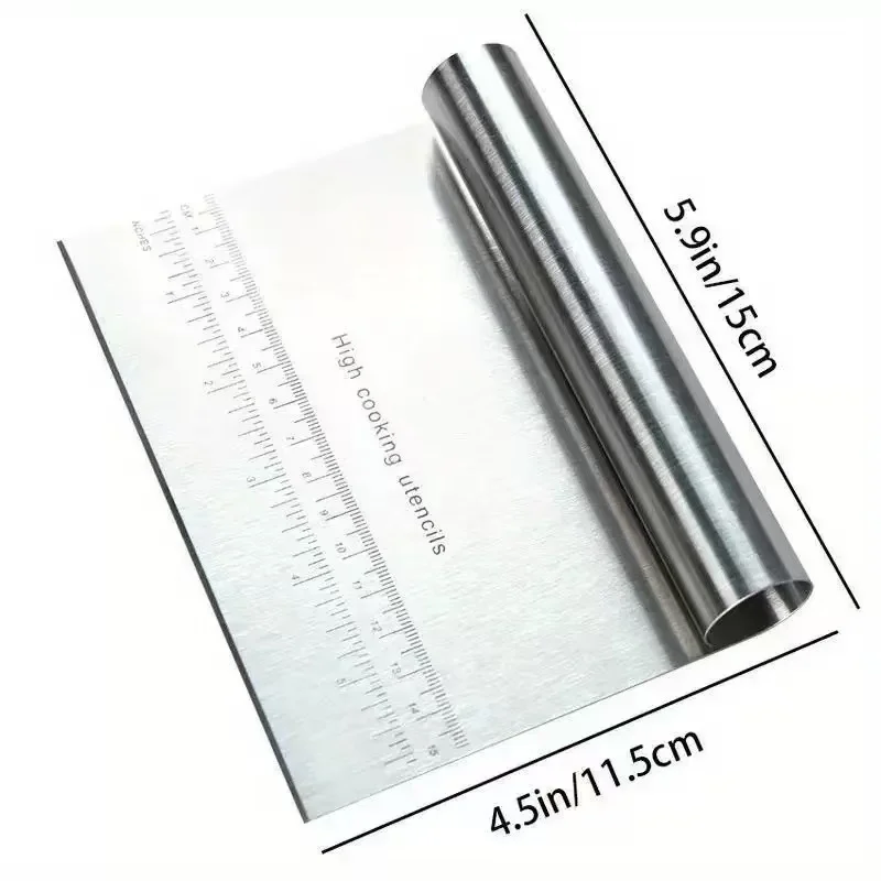 Stainless Steel Pizza Cutter Scraper 6