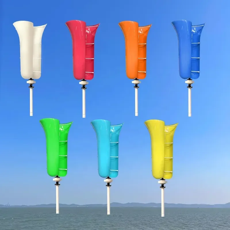 New Arrival Tulip Shape 800W 1000W 24V 48V No Noise High Efficiency Vertical Wind Turbine Generator