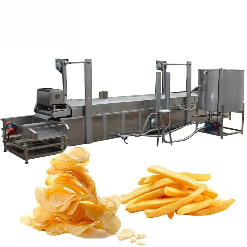 New Stainless Steel Commercial French Fry & Potato Chip Machine Electric Fryer for Fruit Vegetables Nuts & Flour view 4