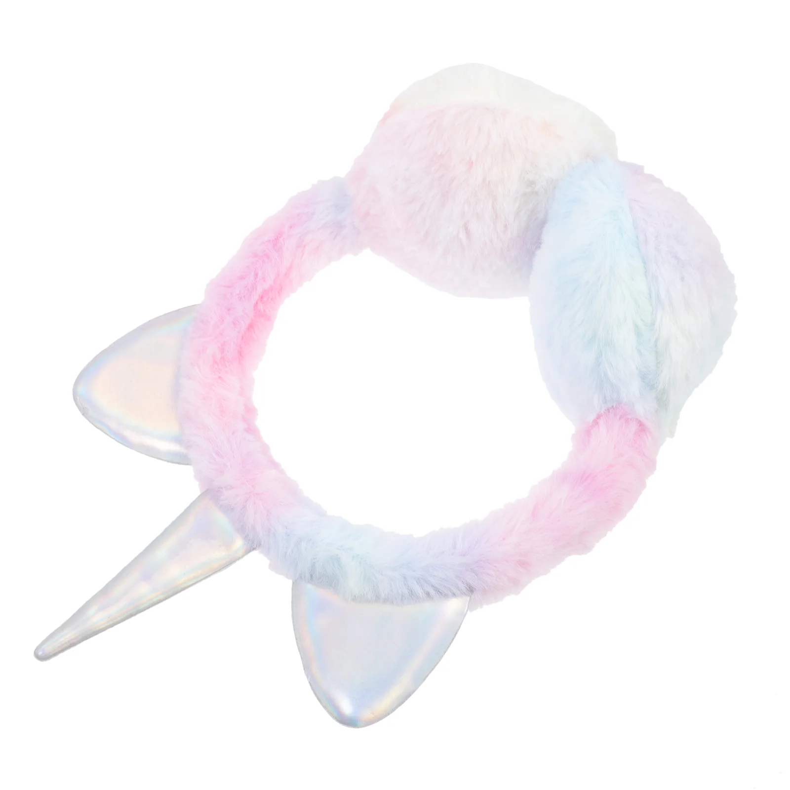 Winter Ear Earmuff Unicorn Head Band Protective Cover Warm Miss Fuzzy Fleece