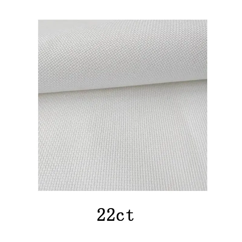 

DIY Cross embroidered fabric 22CT White aida Cross Stitch Frabic Unprinting aida Embroidered cloth
