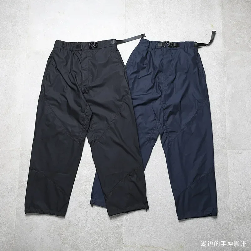 Mountain loose silhouette outdoor casual feet can be collected cotton casual pants