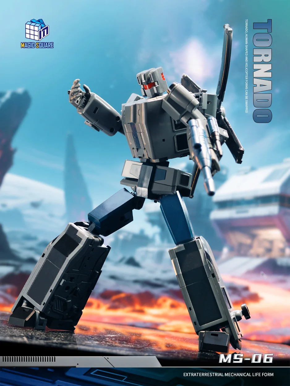 [Op voorraad] Magic Square MS-TOYS MS-06 MS06 Tornado Vortex Helikopters MP Schaal Transformatie Robot Action Figure Speelgoed