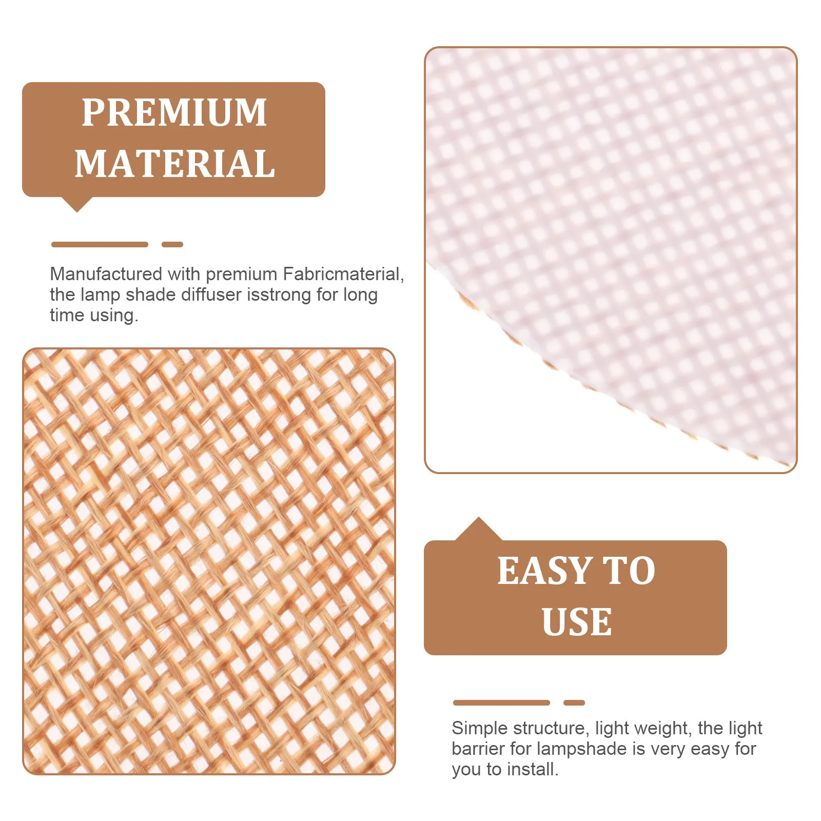 

2pcs Lamp Shade Diffusers Fabric Pendant Light Barriers For Home Decor Shading Tools Lighting Accessories