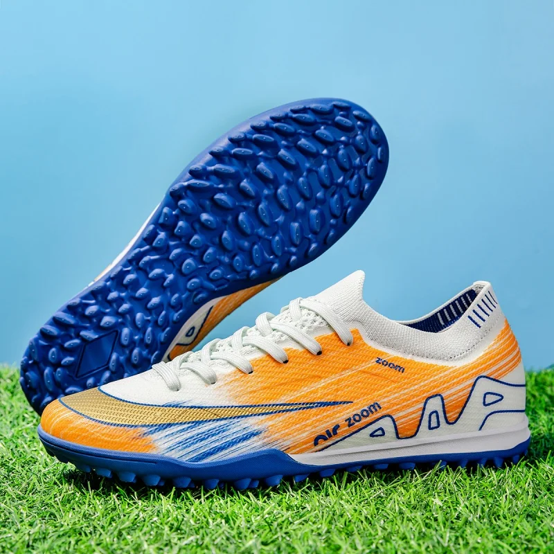 

Men Soccer Shoes Society Casual Professional Sneaker Original Field Football Shoes Grass Training Kids Resistant Football Boots