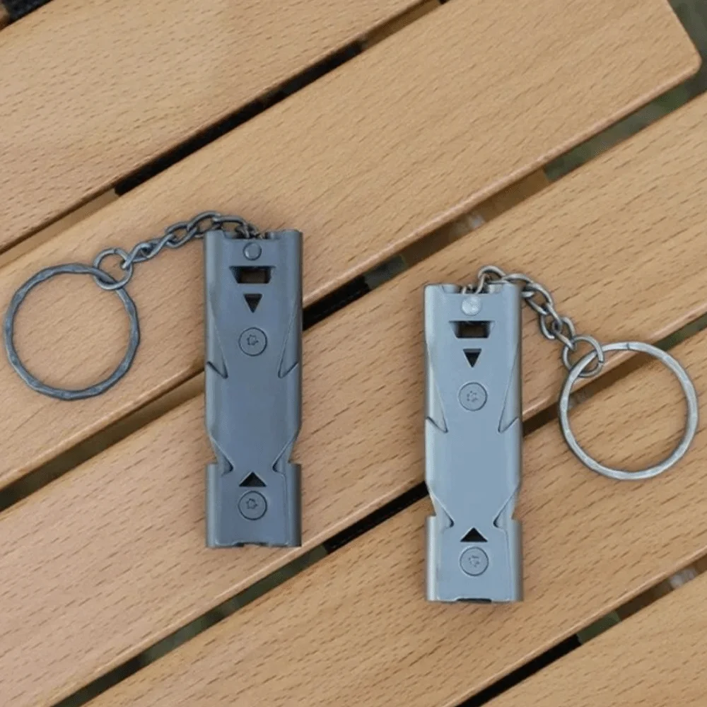 Silbato de supervivencia de emergencia multifunción sonido fuerte silbato de supervivencia profesional al aire libre salvavidas ligero