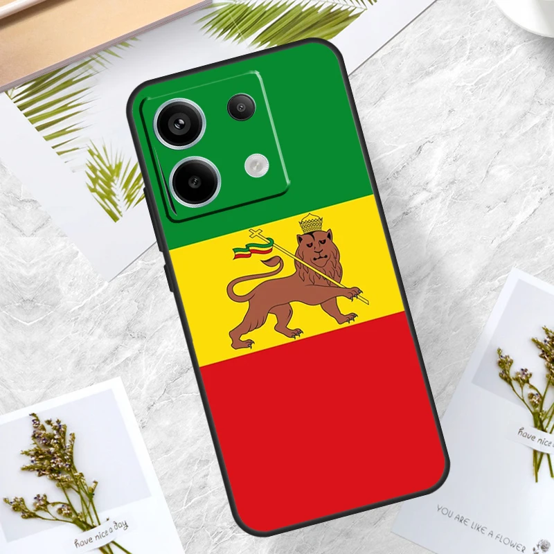 Rasta Lion Case For Redmi Note 12 Pro 9 10 11 9S 10S 11S 12S 10C 12C 13C Redmi Note 13 Pro Plus Cover