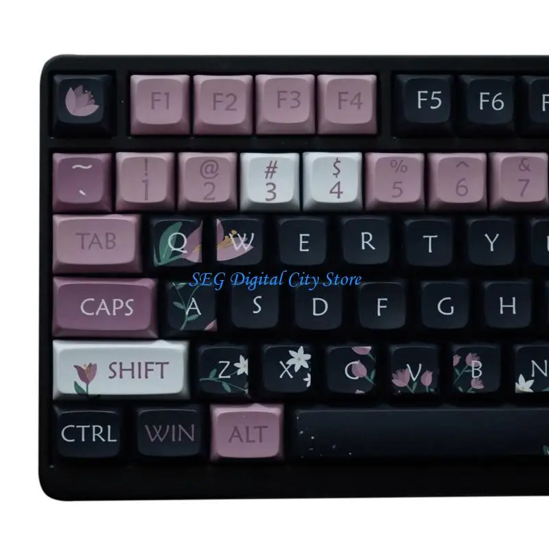 U75B XDA 127Key KeyCaps FlowerCap Set Heat Sublimated migliora durata