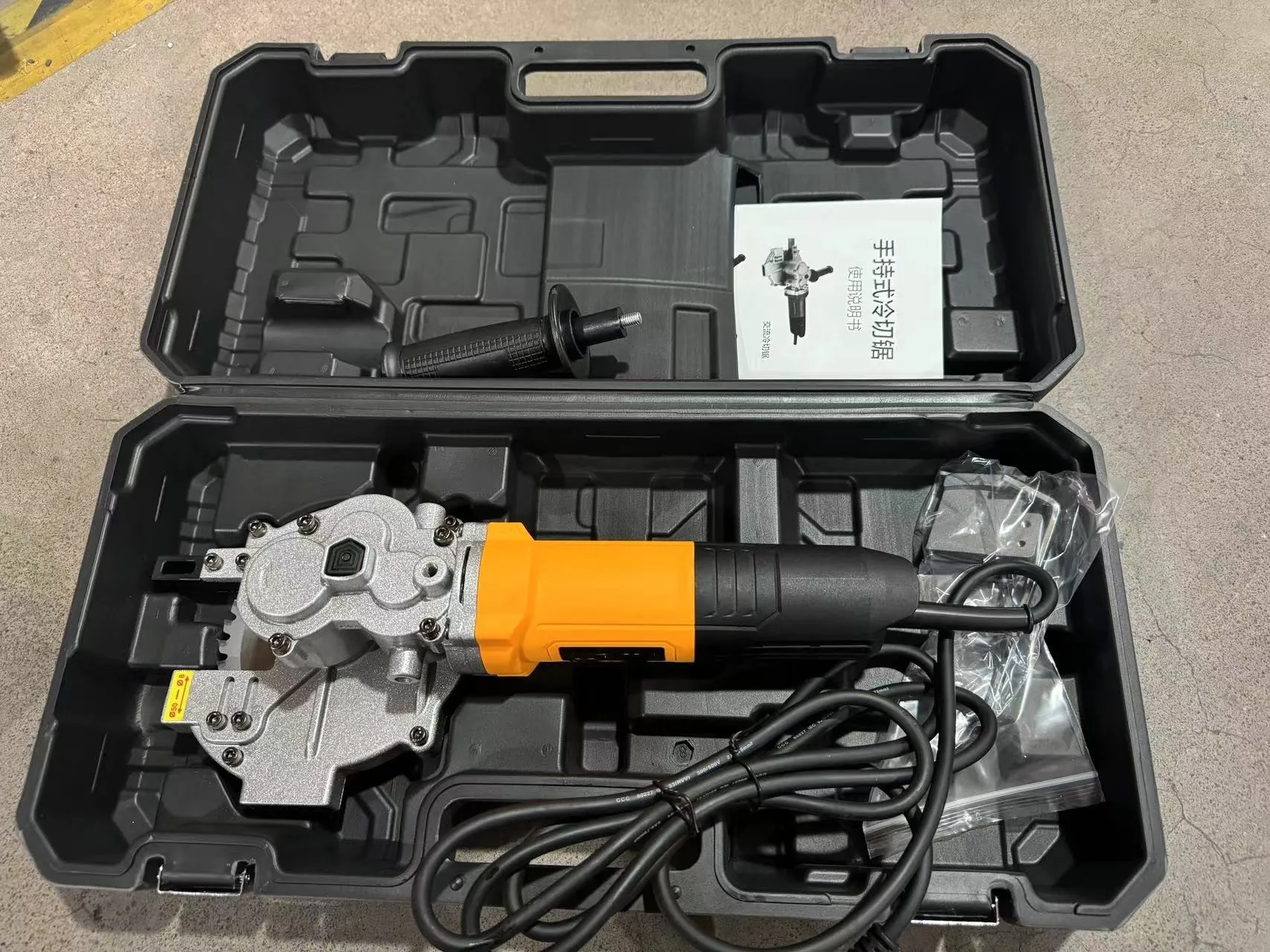 The Most Popular Handheld Electric Rebar Cutter Metal Cold Cut Saw ,maximum Cutting Depth 40mm Cold Cutting Saw