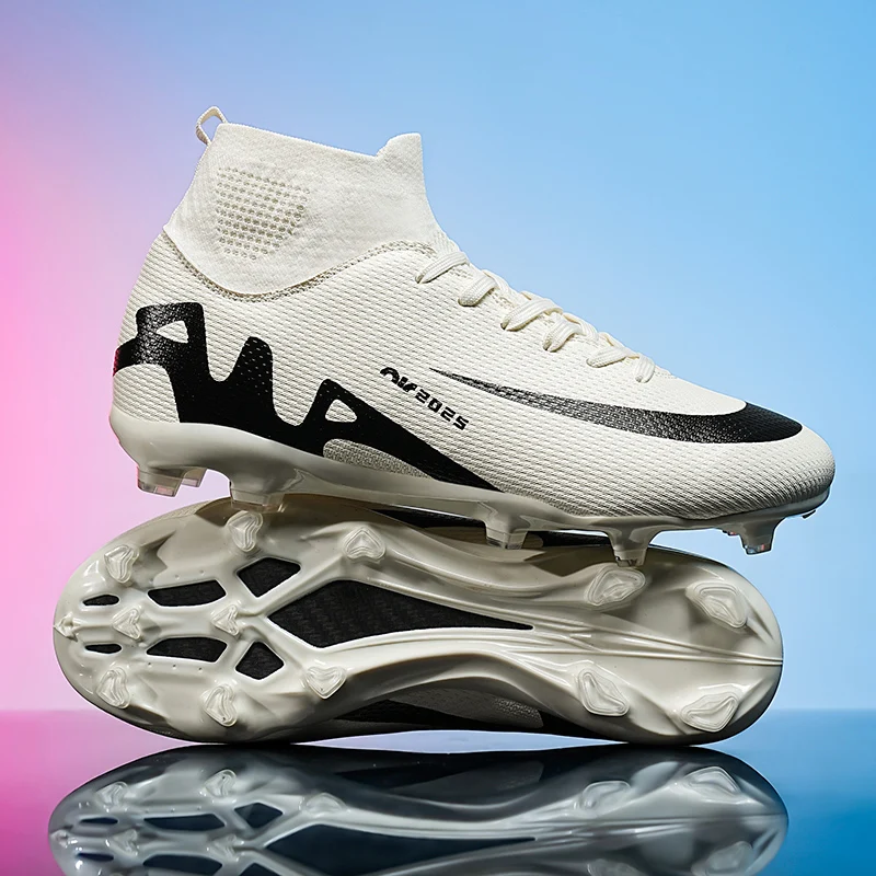 

New TF/FG Men Women Soccer Shoes Society Training Ultralight Top Quality Boys Football Boots Comfortable Original Kids Sneakers
