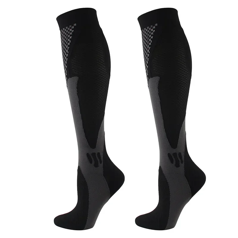 Men's Sports Compression Socks Varicose Veins Cycling Socks Nursing Running Compression Socks Nurse Outdoor Natural Hiking