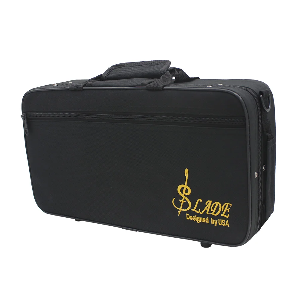 SLADE Clarinet Storage Carrying Case Black Oxford Cloth Waterproof Handbag Square Storage Box Woodwind Instrument Accessories