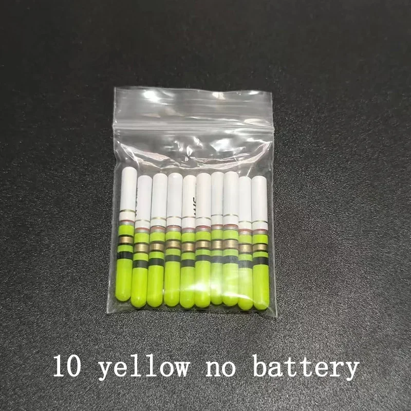 10 stücke Licht Sticks Grün/Rot Arbeit mit CR322 Batterie LED Lampe Leucht Nacht Angelgerät Zubehör J553