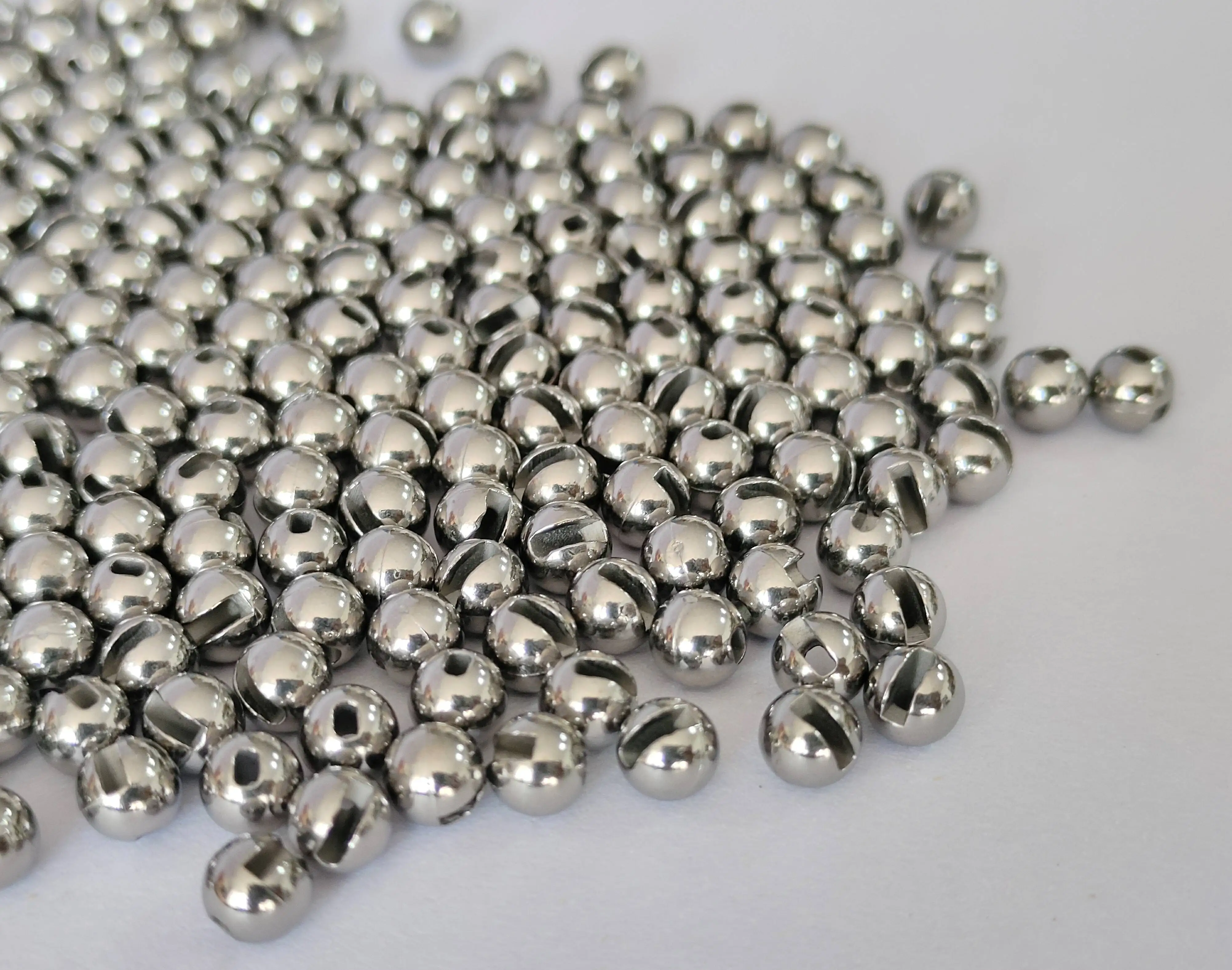 25 Pieces 3.0-6.4mm Unpainted  - Fishing Equipment Fly 评论和价格