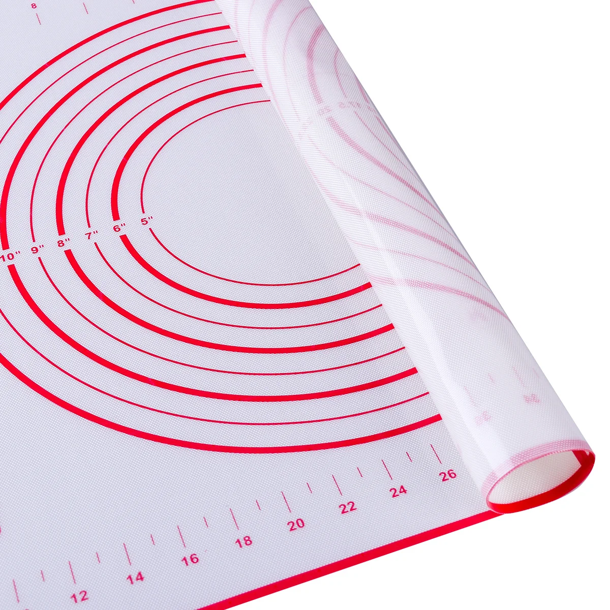 

Pastry Mat Silicone Baking Mat 40x60cm Non Stick for Rolling Kneading Shaping Bread Pizza Pastries Dough