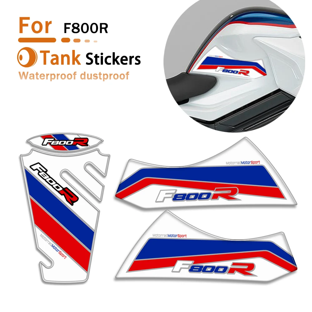 

For BMW F800R F 800 R 800R Motorcycle 3D Epoxy Resin Tank Pad Sticker Decals Kit