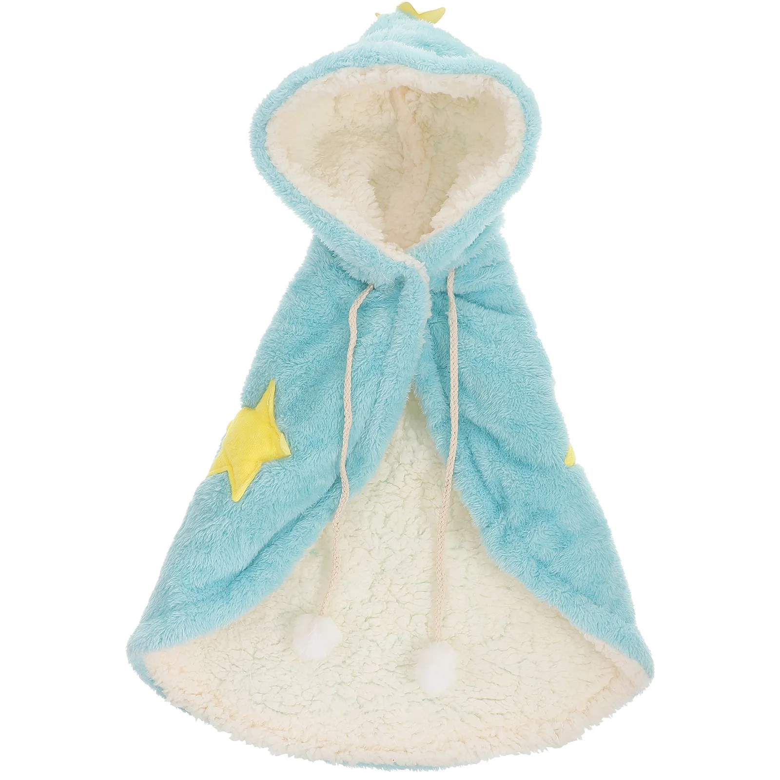 

Soft Thick Pet Cloak Winter Warm Dog Cape Windproof Coat Stylish Puppy Poncho Comfortable Outdoor Use Pet Cape