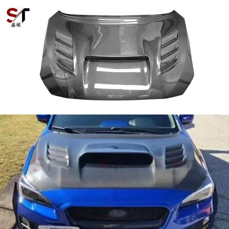 

Suitable for Subaru 11th generation Impreza WRX hood carbon fiber hood modified hood surrounds the front cover of the car