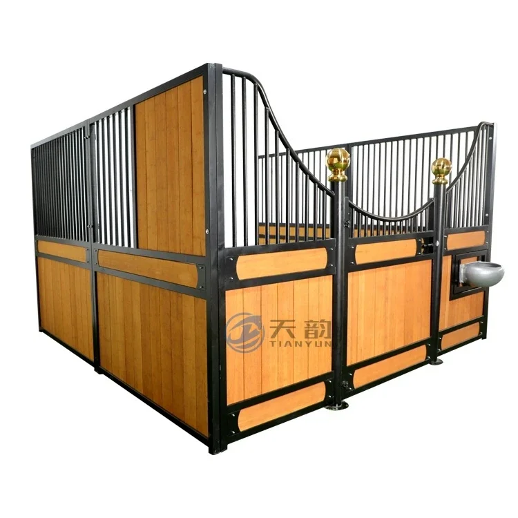 Portable horse stables with roof Outdoor Horse Stable Barn Horse Door Panels Equestrian Club  Fence Construction Panels