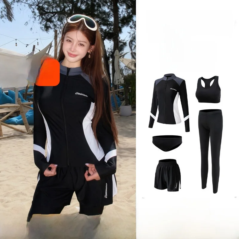 women's-wetsuit-long-sleeve-surfing-suit-quick-dry-jellyfish-design-beach-snorkeling-outdoor-camping-travel-diving-gear