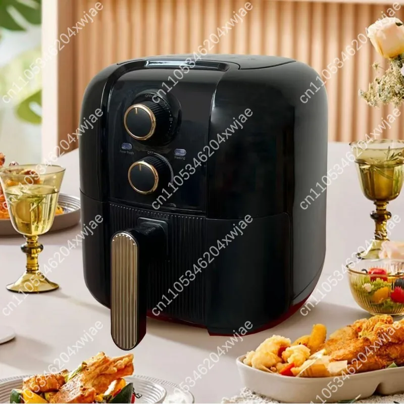 5L Large Capacity Air Fryer Oven Digital Touch Screen Visual Window Healthy Oil Free Cooker