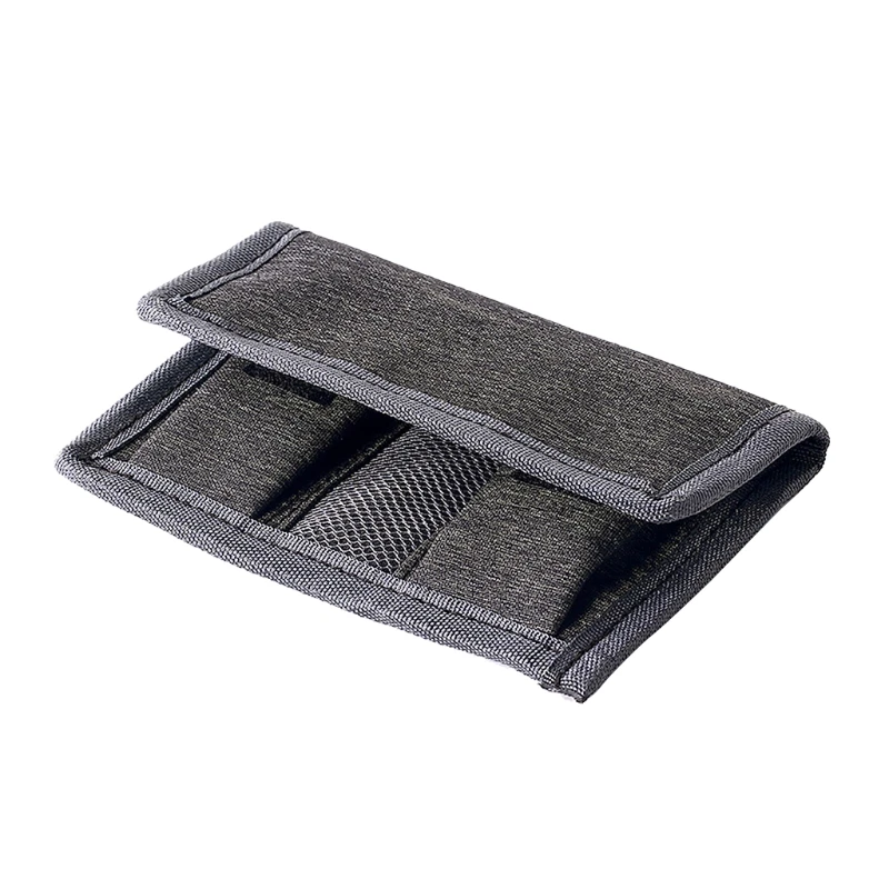 Lithium Battery Storage Pockets Waterproof Nylon Bag for LP-E6 LP-E8 NP-FW50 EN-EL14 EN-EL15 4