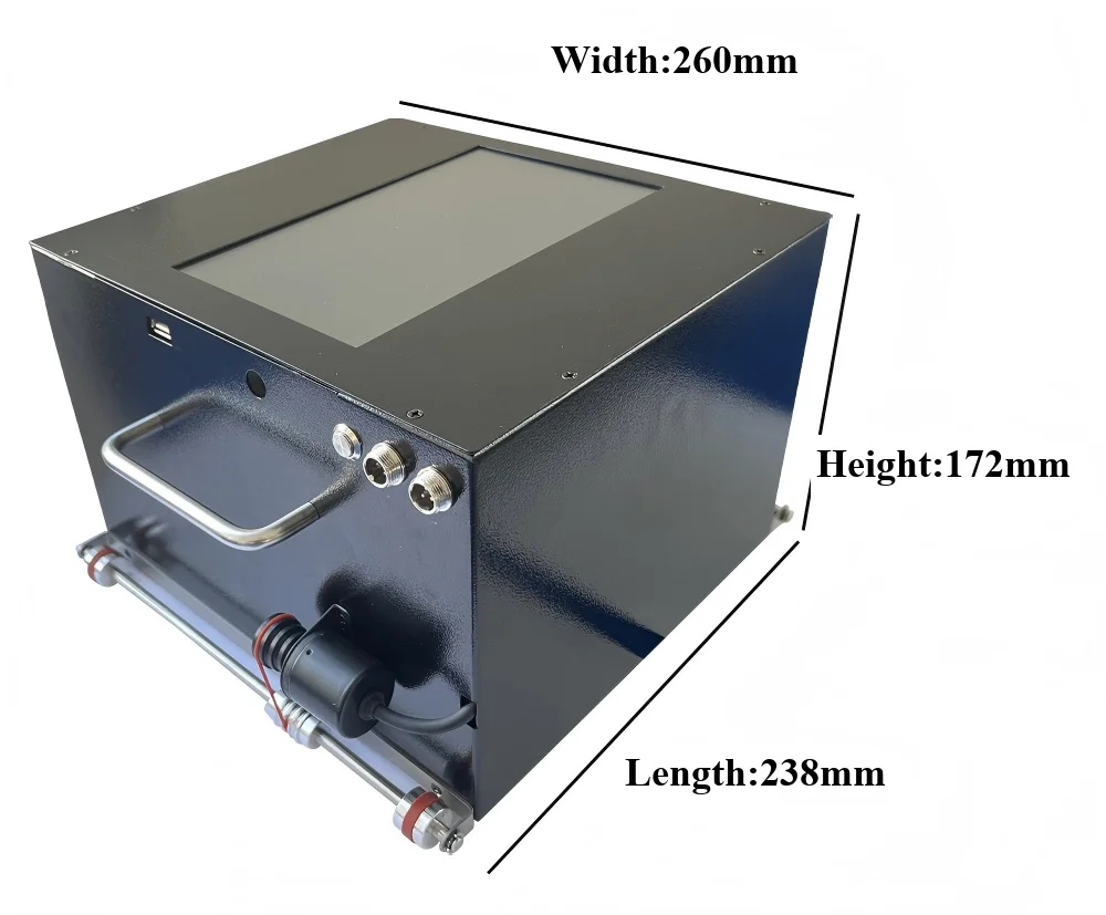Easy to Operate 200mm Large Format Multi-language Serial Number Electric Manual Date Coding Machine