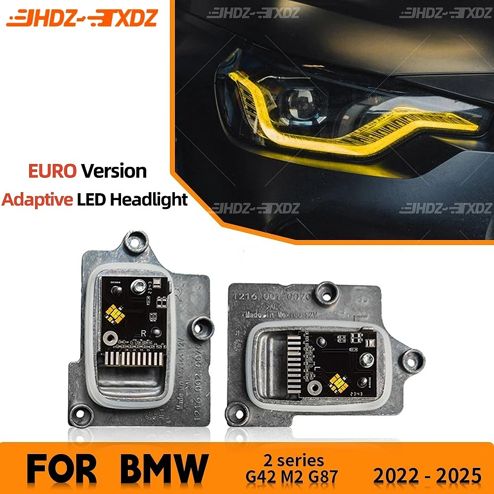 

Светодиодный модуль DRL «ангельские глазки» дневного света для BMW 2 серии G42 M2 G87 M240i 230i 2021-2024 Адаптивные светодиодные фары дневного света