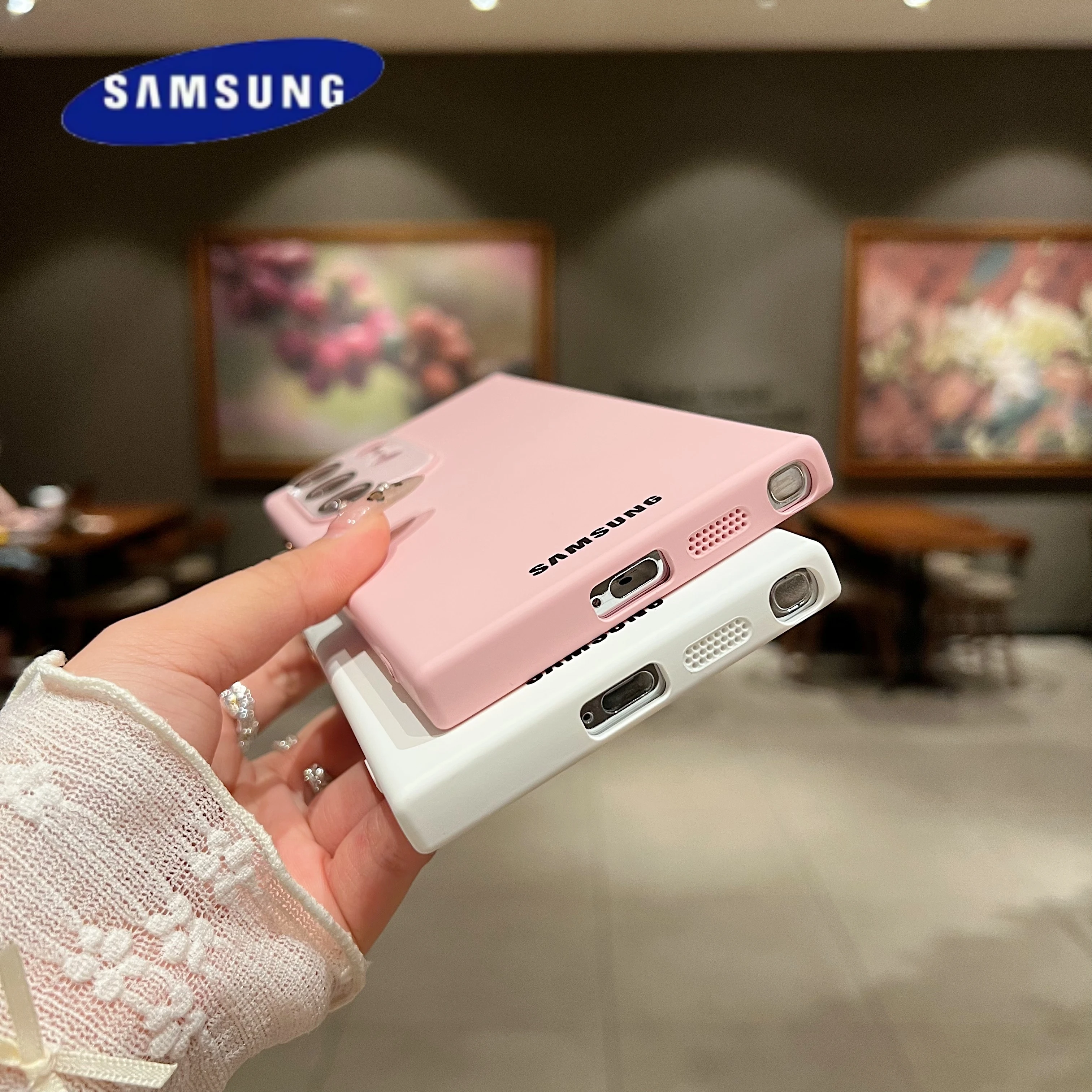 Ultra Thin Liquid Silicone Soft Case For Samsung Galaxy S25 S24 Ultra S23 FE S22 S21 Plus A55 A35 A34 A16 A15 A14 A13 A25 Cover image 2