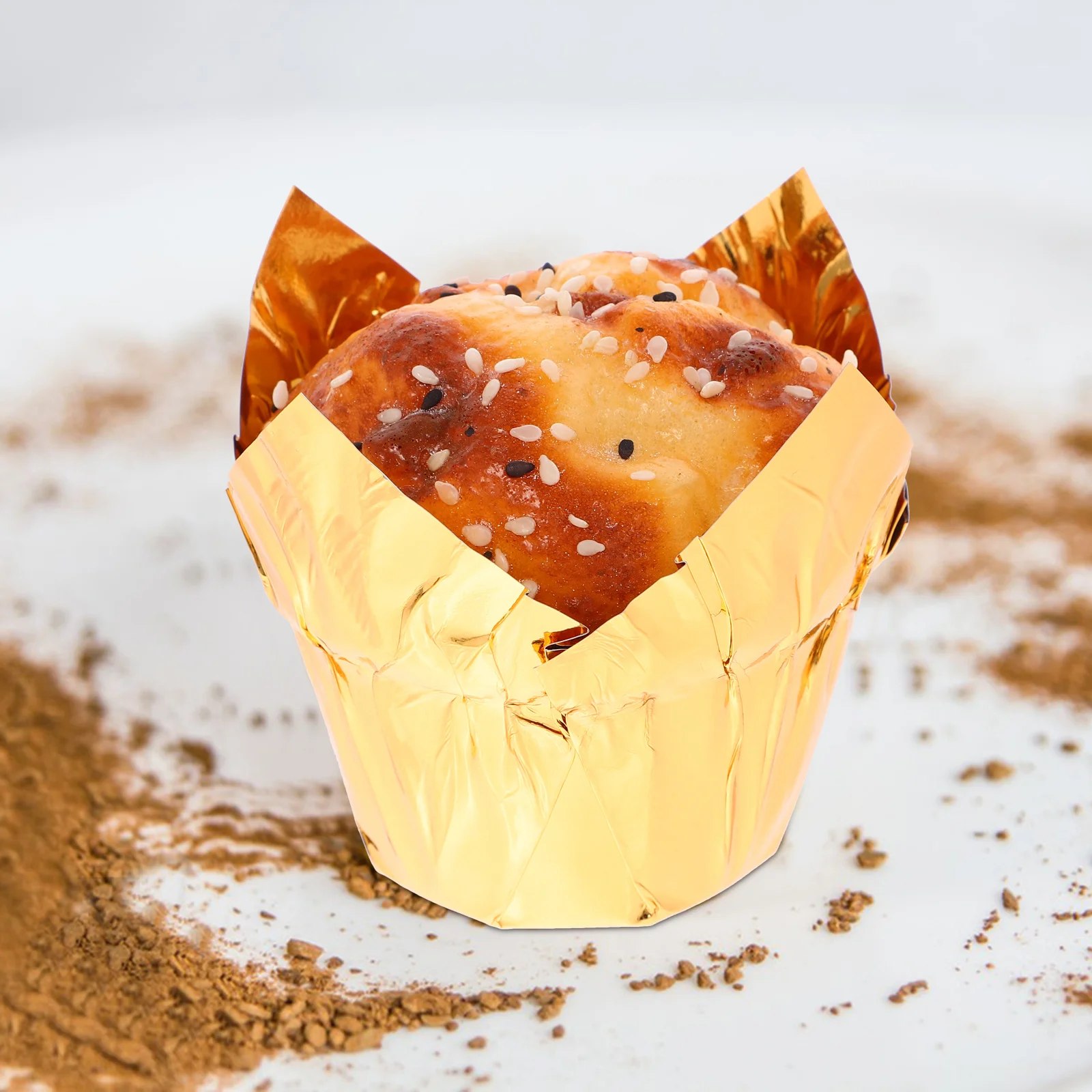 

50Pcs Cake Paper Cups Heat-Resistant Smooth Finish for Baby Shower Wedding Birthday Cake Moulding Holder Muffin Baking Cup