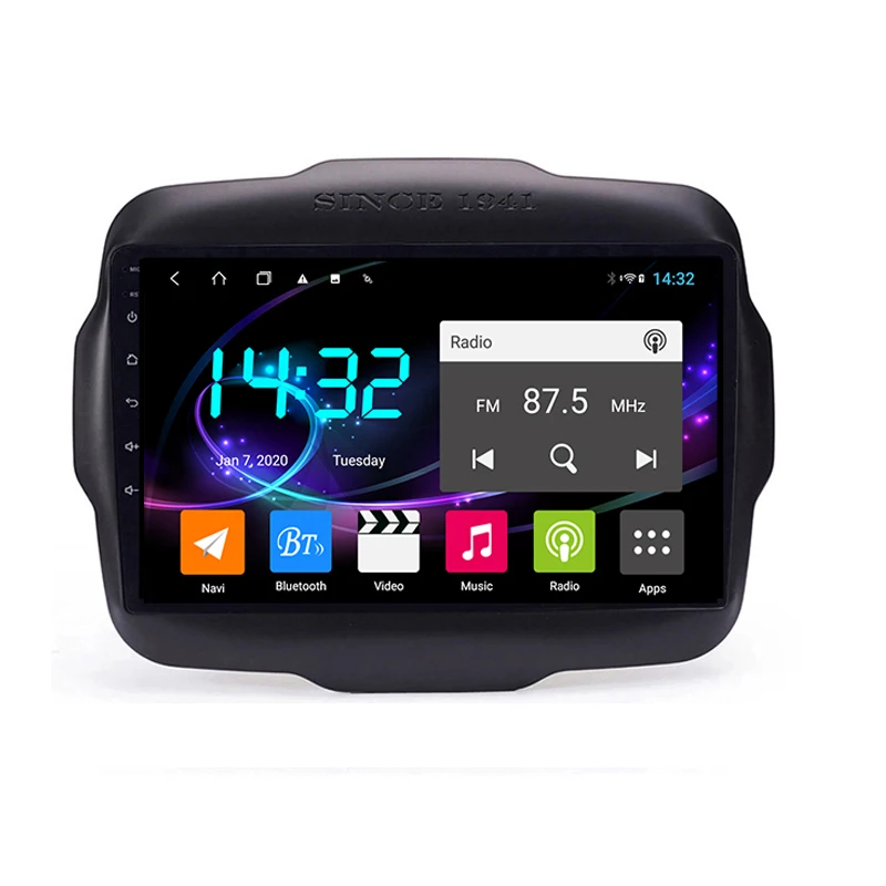 Factory direct supply For Jeep RENEGADE 2016-2018 radio navigation GPS Android car multimedia player application